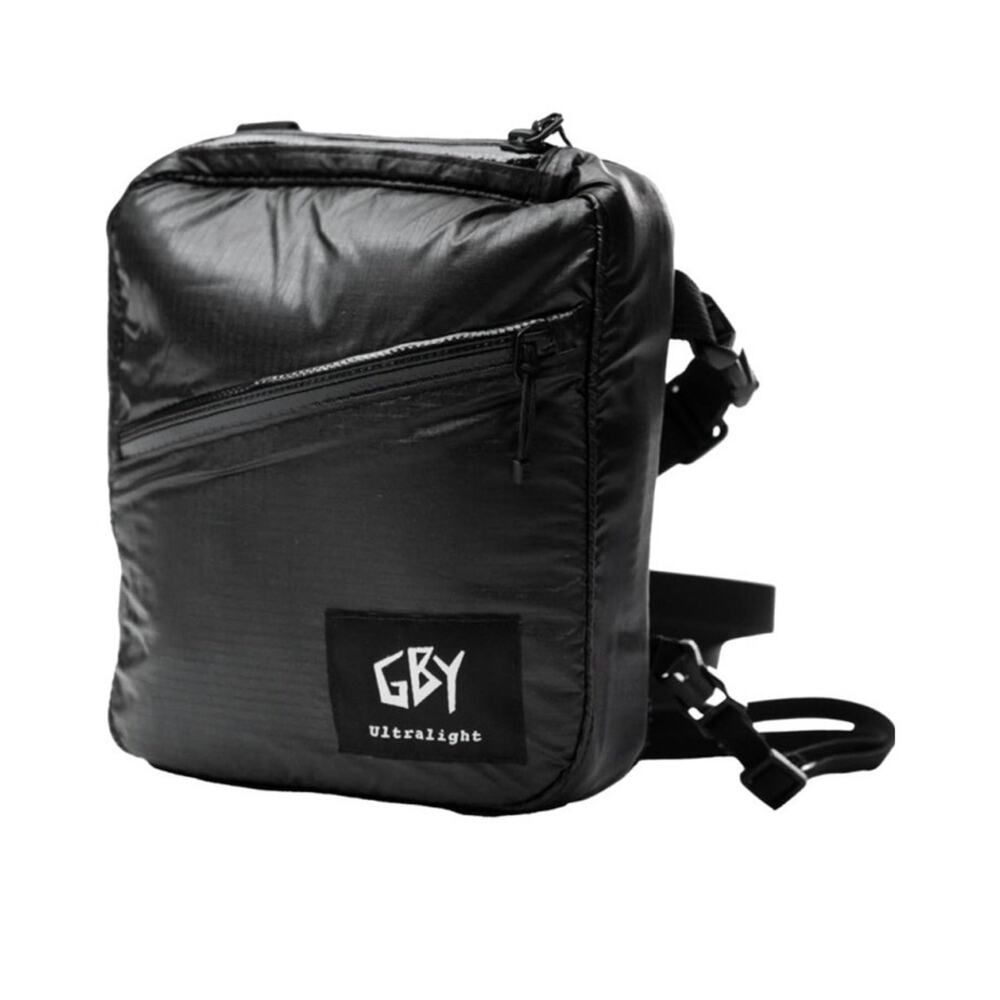GBY Ultralight Chest Bag CrossBody Tactical Shoulder Bag Black Ripstop SS2-Ultra